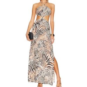 Revolve / Lulu Fama Cutout maxi dress Size Small